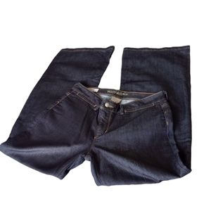 Banana Republic Classic Wide Leg Premium Denim Blue Jeans Size 8